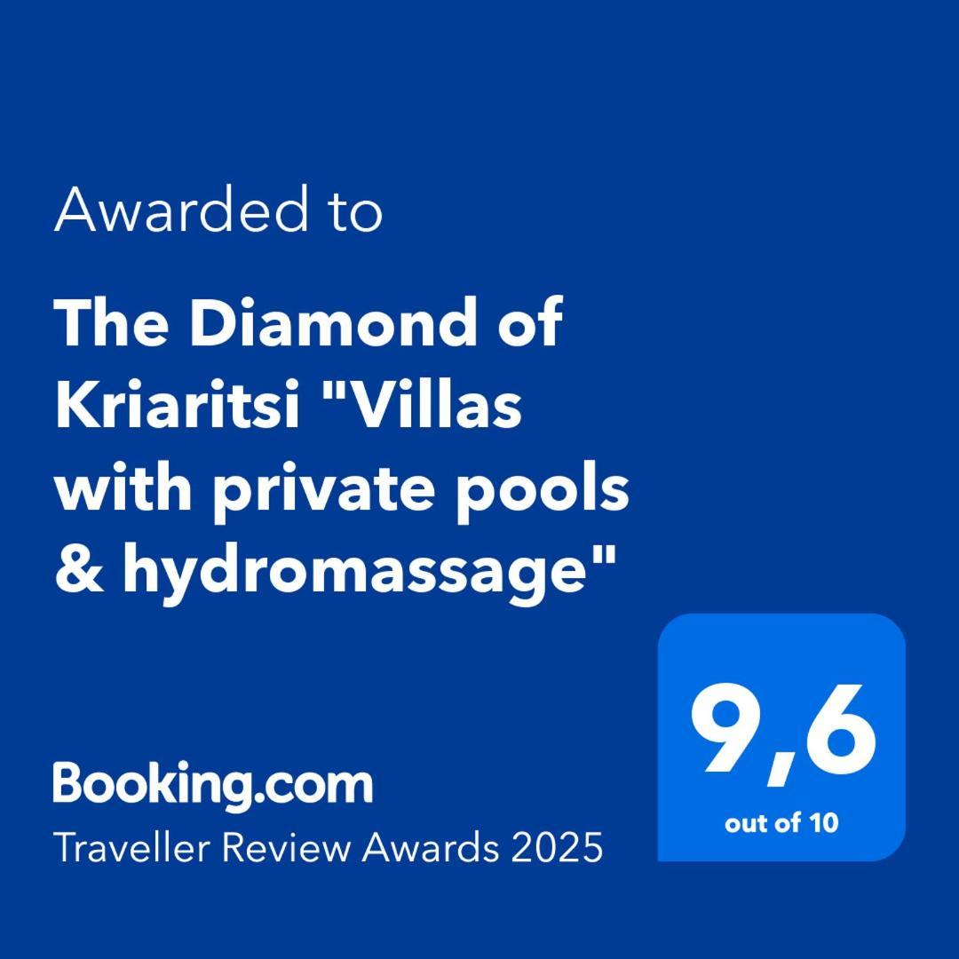 The Diamond Of Kriaritsi "Villas With Private Pools & Hydromassage" Kültér fotó